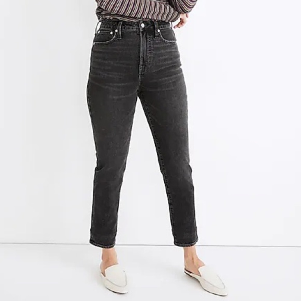 Madewell the perfect vintage jean in black women’s size 25 high waist